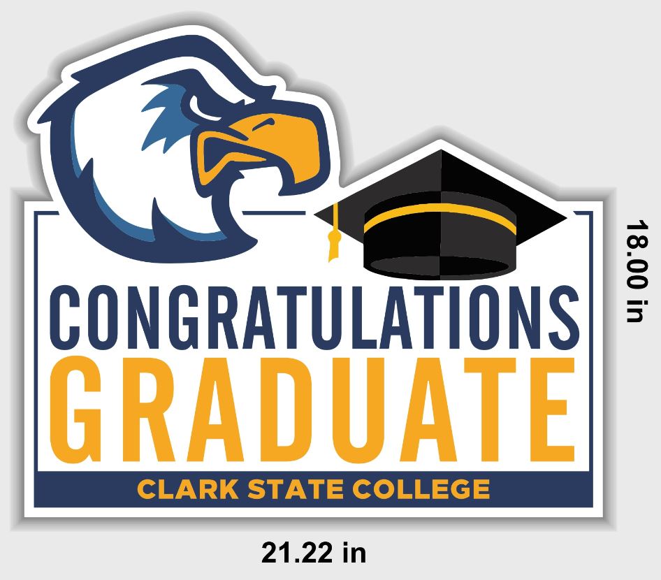 Custom Shape Sign Graduation